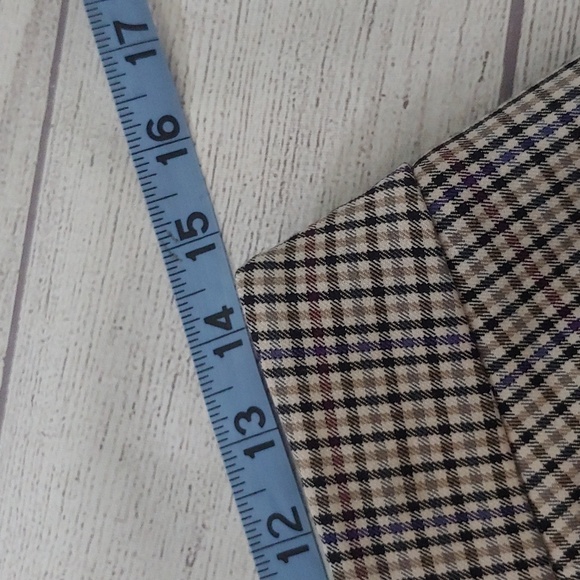 TALBOTS CLASSIC CHATNAM ANKLE PLAID PANTS - Picture 9 of 11